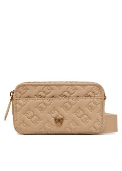 PINKO Torebka Camera Bag Mini PE 25 PLTT 104292 A1YB Beżowy ze sklepu MODIVO w kategorii Listonoszki - zdjęcie 182742454