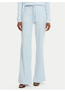 Juicy Couture Spodnie dresowe Layla JCSEBJ001 Błękitny Flared Leg ze sklepu MODIVO w kategorii Spodnie damskie - zdjęcie 182742502