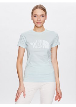 The North Face T-Shirt Easy NF0A4T1Q Niebieski Regular Fit ze sklepu MODIVO w kategorii Bluzki damskie - zdjęcie 182742530