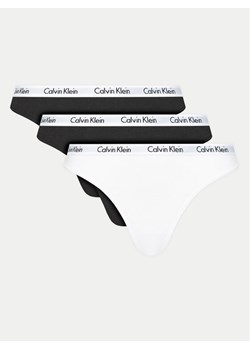 Calvin Klein Underwear Komplet 3 par stringów 000QD3587E Kolorowy ze sklepu MODIVO w kategorii Majtki damskie - zdjęcie 182742533