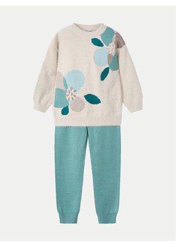 Mayoral Komplet sweter i spodnie materiałowe 4553 Zielony Regular Fit - id: 0000304321122 - marki Mayoral - 182742560 Mayoral Komplet sweter i spodnie materiałowe 4553 Zielony Regular Fit ze sklepu MODIVO w kategorii Komplety dziewczęce - zdjęcie 182742560