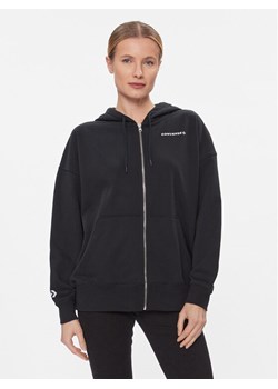 Converse Bluza Os Wordmark Fz Hoodie 10024532-A08 Czarny Regular Fit ze sklepu MODIVO w kategorii Bluzy damskie - zdjęcie 182742583