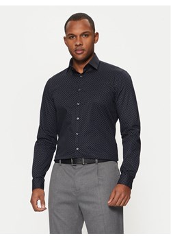 Calvin Klein Koszula K10K113846 Granatowy Slim Fit ze sklepu MODIVO w kategorii Koszule męskie - zdjęcie 182742692