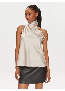 Bruuns Bazaar Bluzka Susie BBW3902 Beżowy Regular Fit ze sklepu MODIVO w kategorii Bluzki damskie - zdjęcie 182742783