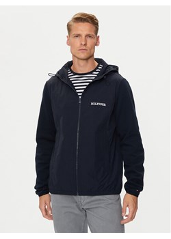 Tommy Hilfiger Kurtka przejściowa Monotype MW0MW35562 Granatowy Regular Fit ze sklepu MODIVO w kategorii Kurtki męskie - zdjęcie 182742801