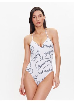 Emporio Armani Strój kąpielowy 262642 3R310 10410 Biały ze sklepu MODIVO w kategorii Stroje kąpielowe - zdjęcie 182742820