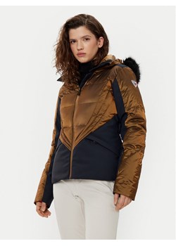Rossignol Kurtka narciarska Direttsima RLNWJ01 Brązowy Regular Fit ze sklepu MODIVO w kategorii Kurtki damskie - zdjęcie 182742841