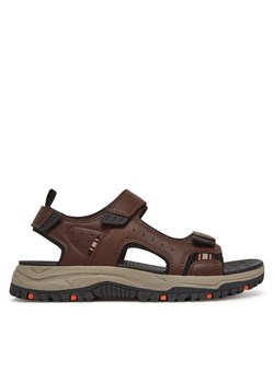 Skechers Sandały Prewitt-Rigdon 205139/BRBK Brązowy ze sklepu MODIVO w kategorii Sandały męskie - zdjęcie 182742852