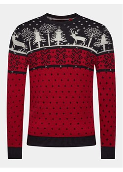 Brave Soul Sweter MK-248FEZZIWIG Czerwony Regular Fit ze sklepu MODIVO w kategorii Swetry męskie - zdjęcie 182742874
