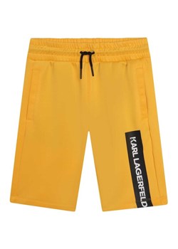 Karl Lagerfeld Kids Szorty sportowe Z24153 S Żółty Regular Fit ze sklepu MODIVO w kategorii Spodenki chłopięce - zdjęcie 182742973