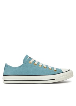 Converse Trampki Chuck Taylor All Star Leather A13817C Niebieski ze sklepu MODIVO w kategorii Trampki damskie - zdjęcie 182742974