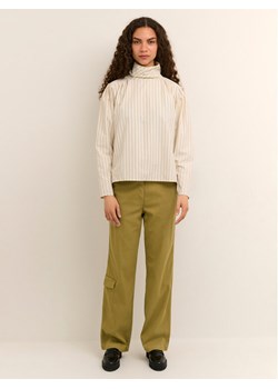 Karen by Simonsen Spodnie materiałowe Grape 10104201 Zielony Regular Fit - id: 0000301666219 - marki Karen By Simonsen - 182743051 Karen by Simonsen Spodnie materiałowe Grape 10104201 Zielony Regular Fit ze sklepu MODIVO w kategorii Spodnie damskie - zdjęcie 182743051