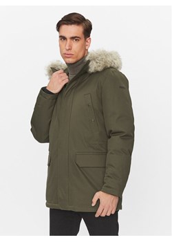 Geox Kurtka zimowa Norwolk M3628F T2951F 3415 Zielony Regular Fit ze sklepu MODIVO w kategorii Kurtki męskie - zdjęcie 182743060