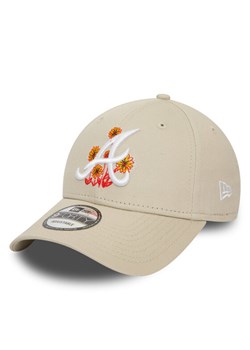 New Era Czapka z daszkiem Flower Icon 940 Braves 60435112 Beżowy ze sklepu MODIVO w kategorii Czapki z daszkiem męskie - zdjęcie 182743362