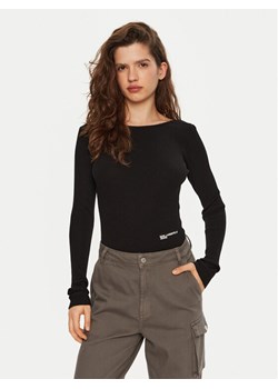 Karl Lagerfeld Jeans Body A1W18024 Czarny Slim Fit - id: 0000304583223 - marki Karl Lagerfeld - 182743363 Karl Lagerfeld Jeans Body A1W18024 Czarny Slim Fit ze sklepu MODIVO w kategorii Bluzki damskie - zdjęcie 182743363