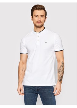Jack&Jones Polo Paulos 12199711 Biały Regular Fit ze sklepu MODIVO w kategorii T-shirty męskie - zdjęcie 182743370