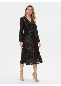 TWINSET Sukienka koktajlowa 232TT2280 Czarny Regular Fit ze sklepu MODIVO w kategorii Sukienki - zdjęcie 182743431