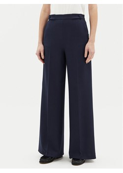 BOSS Spodnie palazzo Tupita 50531846 Granatowy Wide Leg ze sklepu MODIVO w kategorii Spodnie damskie - zdjęcie 182743531