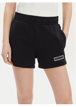 Napapijri Szorty sportowe N-Iaato NP0A4HNP Czarny Regular Fit ze sklepu MODIVO w kategorii Szorty - zdjęcie 182743604