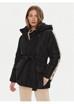 Guess Kurtka przejściowa V4BL07 WGMX2 Czarny Regular Fit ze sklepu MODIVO w kategorii Kurtki damskie - zdjęcie 182743610