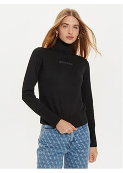 Guess Jeans Golf W4BR15 Z3HO2 Czarny Regular Fit ze sklepu MODIVO w kategorii Swetry damskie - zdjęcie 182743662