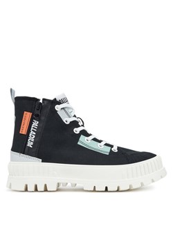 Palladium Sneakersy Pallashock Backzip 2 94469-008-M Czarny ze sklepu MODIVO w kategorii Buty sportowe damskie - zdjęcie 182743764