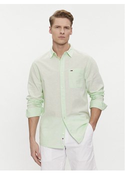 Tommy Jeans Koszula DM0DM18962 Zielony Regular Fit ze sklepu MODIVO w kategorii Koszule męskie - zdjęcie 182743881