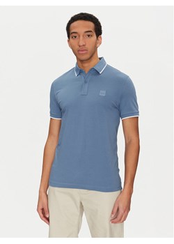 BOSS Polo Passertip 50507699 Niebieski Slim Fit ze sklepu MODIVO w kategorii T-shirty męskie - zdjęcie 182743903