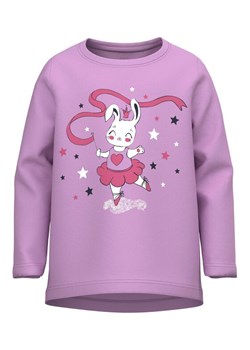 NAME IT Bluzka 13218927 Fioletowy Relaxed Fit ze sklepu MODIVO w kategorii Bluzki dziewczęce - zdjęcie 182743971