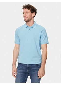 KARL LAGERFELD Polo 745890 542221 Niebieski Regular Fit ze sklepu MODIVO w kategorii T-shirty męskie - zdjęcie 182743984