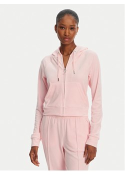 Juicy Couture Bluza Madison JCWA122001 Różowy Slim Fit ze sklepu MODIVO w kategorii Bluzy damskie - zdjęcie 182744000