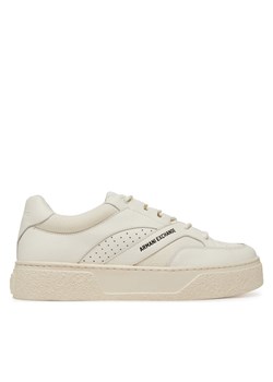 Armani Exchange Sneakersy XUX260 XV954 00894 Écru ze sklepu MODIVO w kategorii Buty sportowe męskie - zdjęcie 182744121