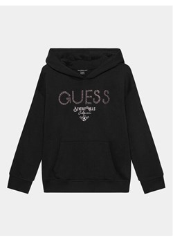 Guess Bluza J4RQ03 KA6R4 Czarny Regular Fit ze sklepu MODIVO w kategorii Bluzy chłopięce - zdjęcie 182744122
