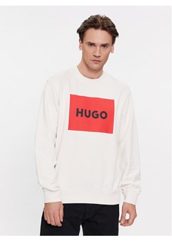 Hugo Bluza Duragol222 50467944 Biały Regular Fit ze sklepu MODIVO w kategorii Bluzy męskie - zdjęcie 182744161