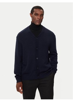 Armani Exchange Kardigan 6DZE1G ZM1LZ 1510 Granatowy Regular Fit ze sklepu MODIVO w kategorii Swetry męskie - zdjęcie 182744173