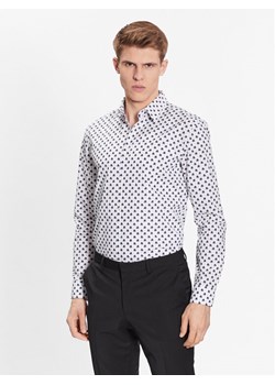 Hugo Koszula 50496126 Biały Slim Fit ze sklepu MODIVO w kategorii Koszule męskie - zdjęcie 182744244