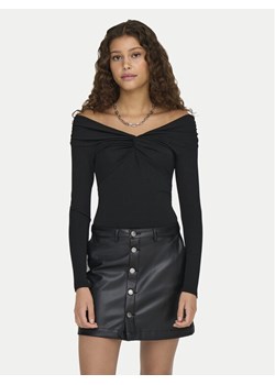 ONLY Bluzka Queen 15331413 Czarny Slim Fit ze sklepu MODIVO w kategorii Bluzki damskie - zdjęcie 182744293