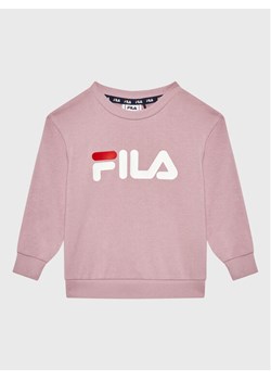 Fila Bluza Sveg Logo FAK0199 Różowy Regular Fit ze sklepu MODIVO w kategorii Bluzy i swetry - zdjęcie 182744313