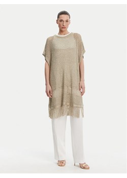 Liu Jo Beachwear Sukienka plażowa VA5166 MA70D Złoty Relaxed Fit ze sklepu MODIVO w kategorii Odzież plażowa - zdjęcie 182744350