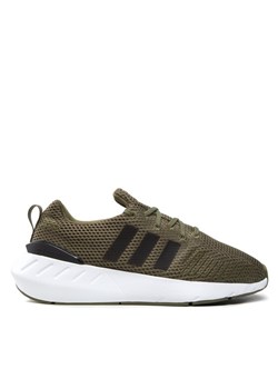adidas Sneakersy Swift Run 22 J GZ0806 Zielony ze sklepu MODIVO w kategorii Buty sportowe dziecięce - zdjęcie 182744352