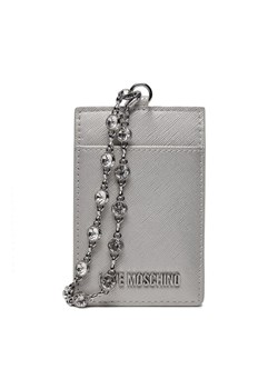 LOVE MOSCHINO Etui na karty kredytowe JC5853PP4IK2390B Srebrny ze sklepu MODIVO w kategorii Etui - zdjęcie 182744403