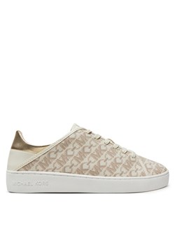 MICHAEL Michael Kors Sneakersy Jenny Lace Up 43T4JNFS1B Beżowy ze sklepu MODIVO w kategorii Buty sportowe damskie - zdjęcie 182744434