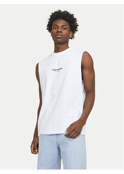 Jack&Jones Tank top Vesterbro 12250430 Biały Oversize ze sklepu MODIVO w kategorii T-shirty męskie - zdjęcie 182744514