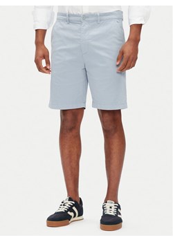 Pepe Jeans Szorty materiałowe PM801181 Błękitny Regular Fit ze sklepu MODIVO w kategorii Spodenki męskie - zdjęcie 182744640