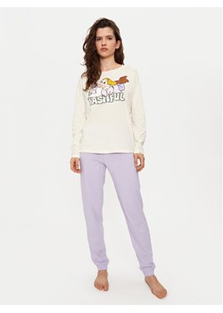 United Colors Of Benetton Piżama 3VD03P03E Fioletowy Regular Fit ze sklepu MODIVO w kategorii Piżamy damskie - zdjęcie 182744680