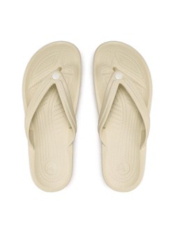 Crocs Japonki Crocband Flip 11033 Beżowy ze sklepu MODIVO w kategorii Klapki damskie - zdjęcie 182744920