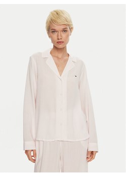 Tommy Hilfiger Koszulka piżamowa UW0UW05635 Różowy Loose Fit ze sklepu MODIVO w kategorii Piżamy damskie - zdjęcie 182745000