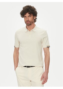 BOSS Polo Parlay 147 50467113 Écru Regular Fit ze sklepu MODIVO w kategorii T-shirty męskie - zdjęcie 182745113