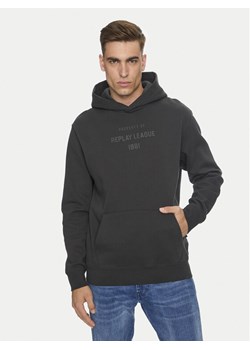 Replay Bluza M6969 .000.23736P Czarny Relaxed Fit ze sklepu MODIVO w kategorii Bluzy męskie - zdjęcie 182745114