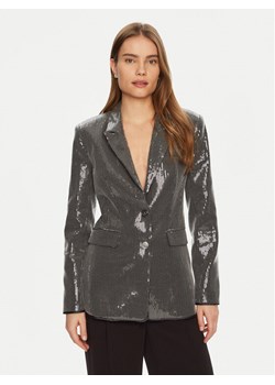 Guess Marynarka W5RN48 WGX40 Srebrny Regular Fit ze sklepu MODIVO w kategorii Marynarki damskie - zdjęcie 182745234